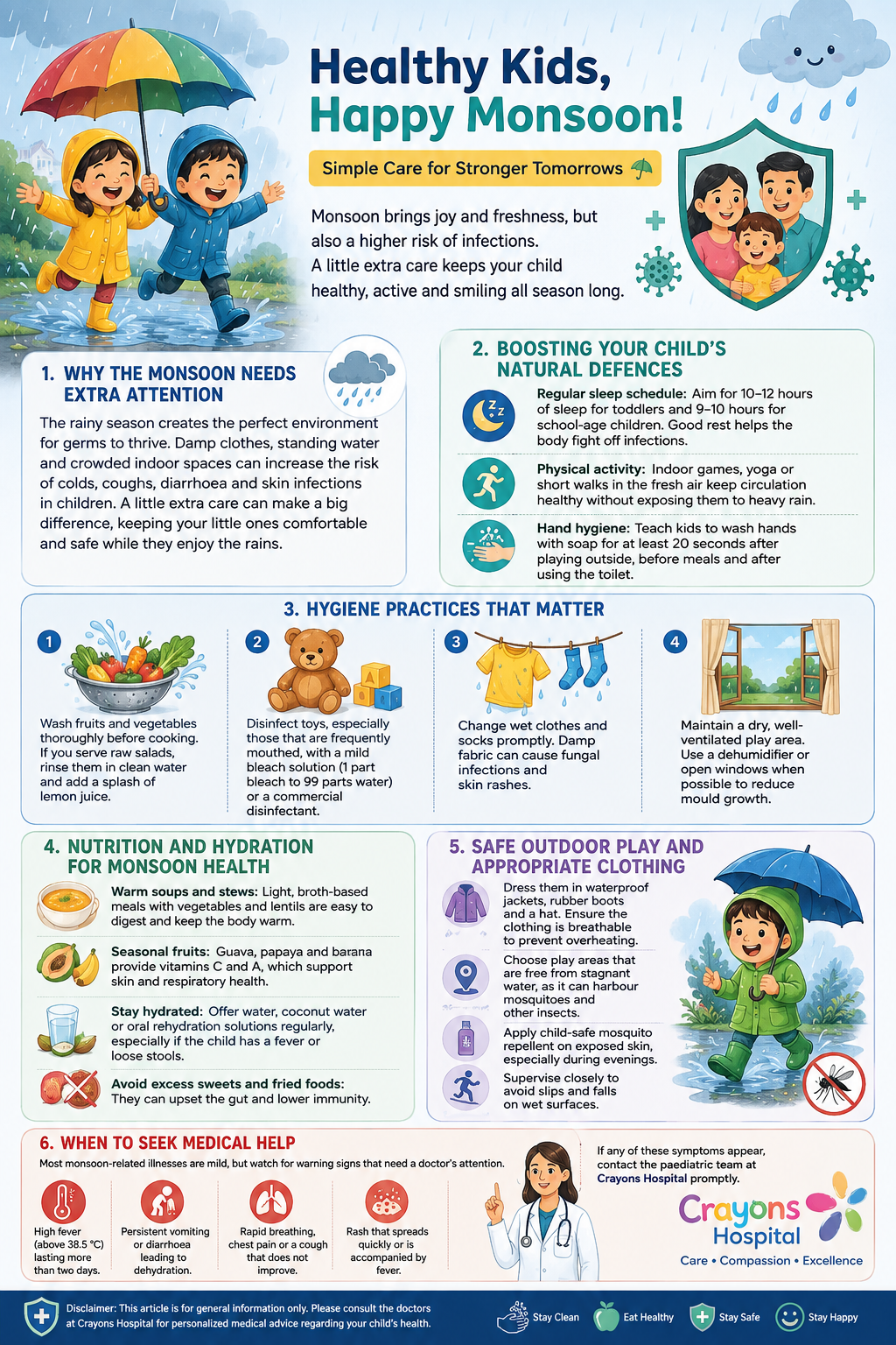 Keeping Children Healthy During the Rainy Season